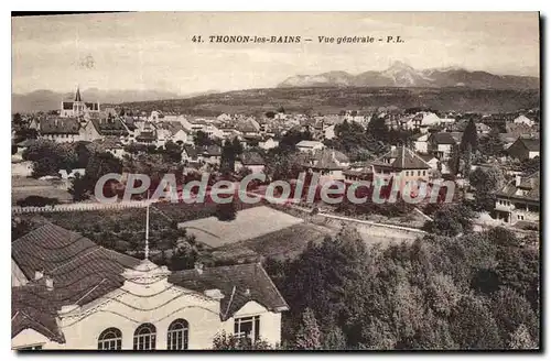 Cartes postales Thonon Les Bains Vue Generale