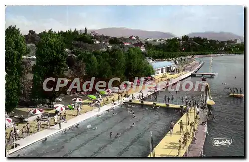 Cartes postales Thonon Les Bains Vue Panoramique De La Plage