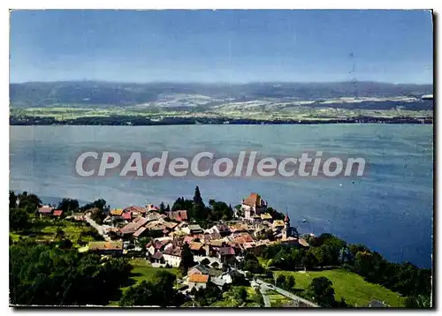 Cartes postales moderne Yvoire Et Le Lac Leman vue a�rienne