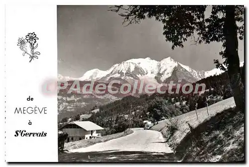 Cartes postales Megeve De A Saint Gervais