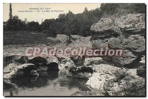 Cartes postales Gorges Du Fier Haute Savoie La Mer De Rochers