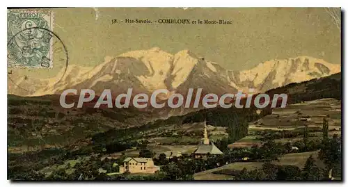 Cartes postales Combloux Et Le Mont Blanc