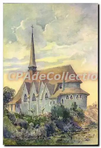 Cartes postales Vongy Thonon Les Bains �glise aquarelle de Nicol