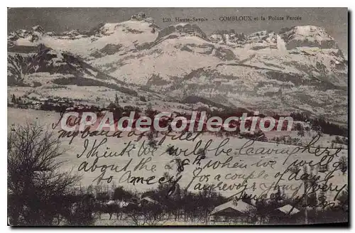 Cartes postales Combloux Et La Pointe Percee