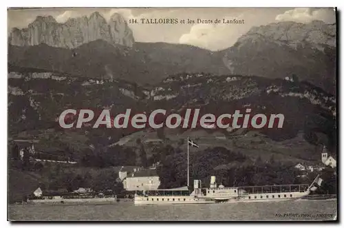 Cartes postales Talloires Et Les Dents De Lanfont