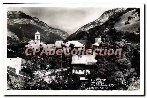 Cartes postales Le Biot Vue Generale Valle De Thonon