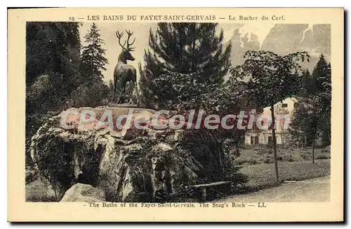 Cartes postales les BAINS du FAYET-Saint Gervais le rocher du Cerf