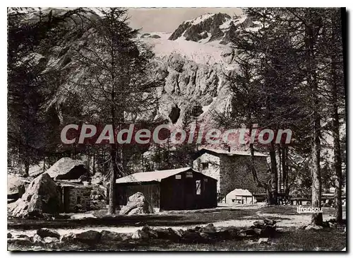 Moderne Karte Refuge Cezanne Et Le Glacier Blanc