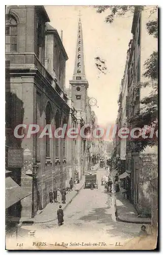 Cartes postales Paris La Rue Saint Louis En I'Ile