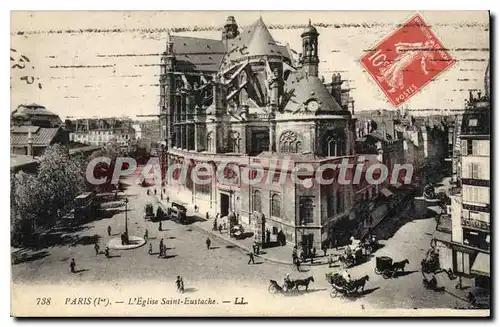 Cartes postales Paris L'Eglise Saint Eustache