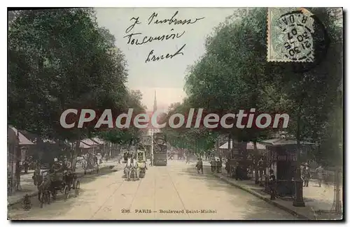 Cartes postales Paris Boulevard Saint Michel