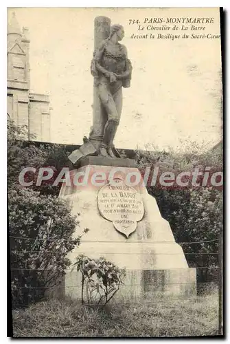 Cartes postales Paris Montmartre Le Chevalier De La Barre