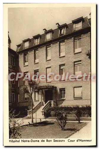 Cartes postales Hopital Notre Dame De Bon Secours Cour d'honneur