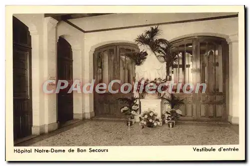 Ansichtskarte AK Hopital Notre Dame De Bon Secours vestibule d'entr�e