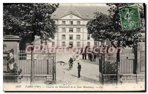 Cartes postales Paris Caserne Du Boulevard De La Tour Maubourg