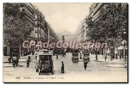 Cartes postales Paris L'Avenue De I'Opera