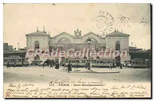 Cartes postales Paris Gare Montparnasse