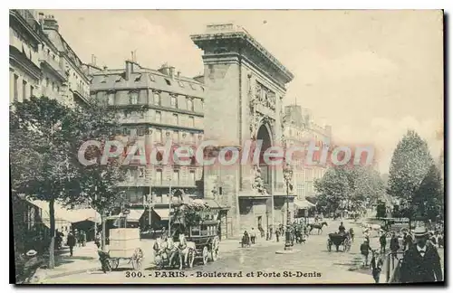 Cartes postales Paris Boulevard Et Porte St Denis