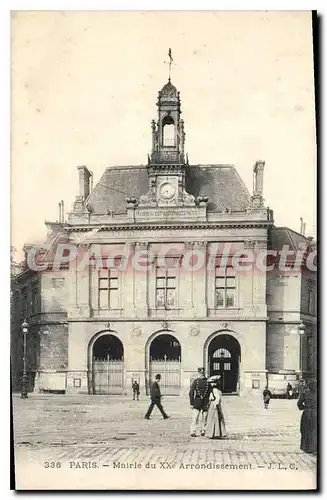 Cartes postales Paris Mairie Du XX�me Arrondissement