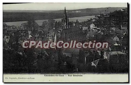 Cartes postales CAUDEBEC En Caux Vue Generale