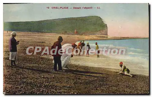 Cartes postales Criel Plage Devant I'Objectif