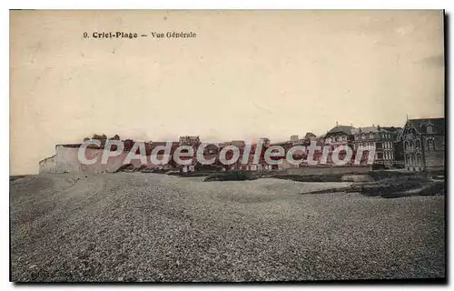 Cartes postales Criel Plage Vue Generale