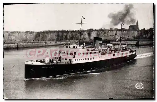 Ansichtskarte AK Dieppe paquebot Arromanches Ligne dieppe newhaven SNCF