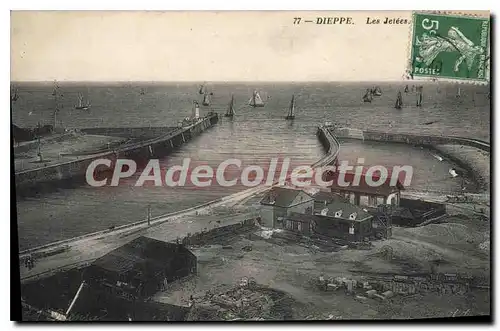 Cartes postales Dieppe Les Jet�es