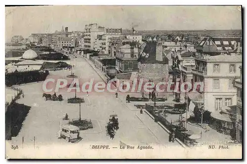 Ansichtskarte AK Dieppe La Rue Aguado