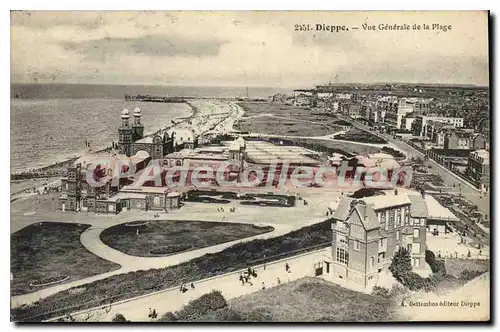 Ansichtskarte AK Dieppe Vue Generale De La Plage