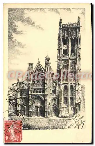 Cartes postales Dieppe Eglise St Jacques