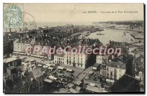 Ansichtskarte AK Dieppe Vue Prise De La Tour Saint Jacques