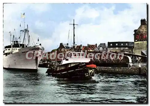 Cartes postales moderne Dieppe Bananier Franchissant Le Pont Colbert