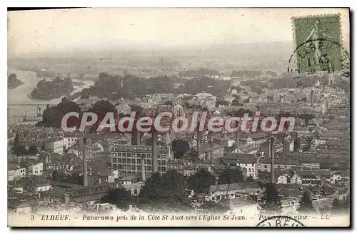 Cartes postales Elbeuf Panorama Pris De La Cote St Auct