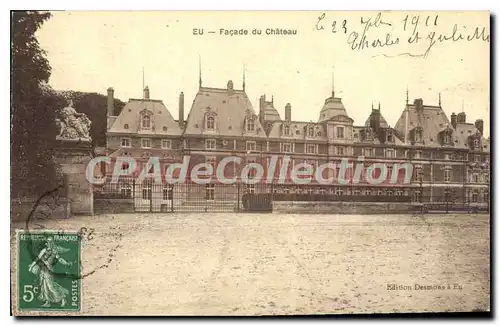 Cartes postales Eu Fa�ade Du Ch�teau