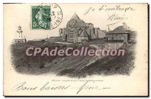 Cartes postales Fecamp Chapelle De Notre Dame du Salut phare