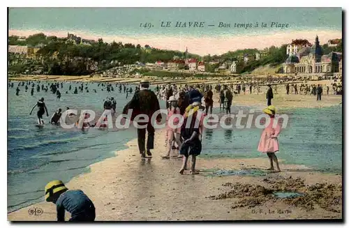 Ansichtskarte AK Le Havre Bon Temps A La Plage