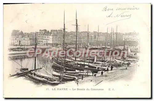 Cartes postales Le Havre Le Bassin Du Commerce