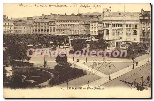 Cartes postales Le Havre Place Gambetta