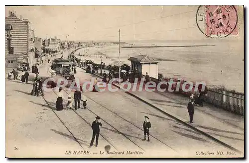 Cartes postales Le Havre Le Boulevard Maritime