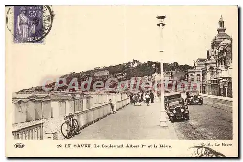 Cartes postales Le Havre Le Boulevard Albert 1er et la H�ve