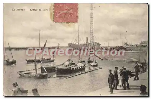 Cartes postales Le Havre Entree Du Port