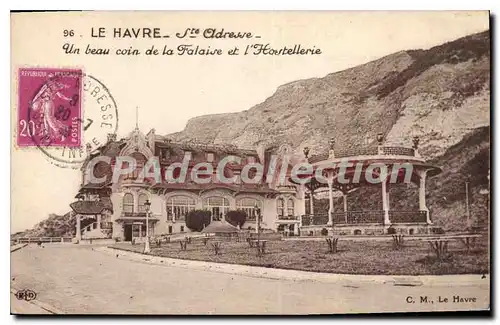 Cartes postales Le Havre Un Beau Coin De La Falaise Hostellerie