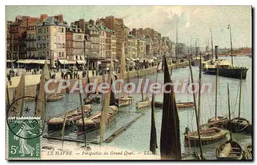 Cartes postales Le Havre Perspective Du Grand Quai