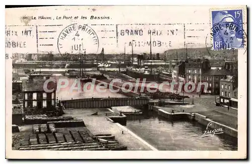 Cartes postales Le Havre Le Port Et Les Bassins