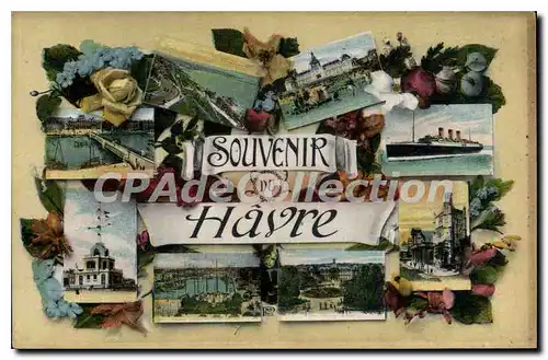 Cartes postales Souvenir du Havre