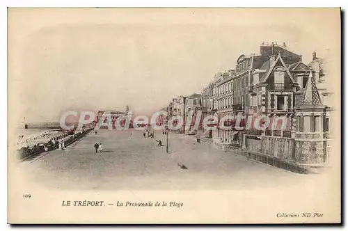 Cartes postales Le Treport La Promenade De La Plage