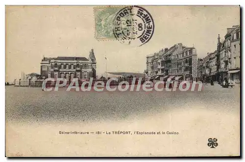 Cartes postales Le Treport I'Esplanade Et Le Casino