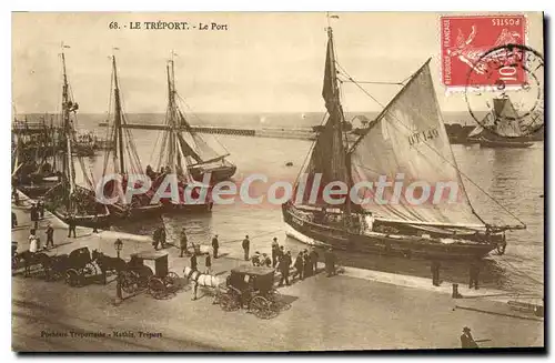 Cartes postales Le Treport Le Port