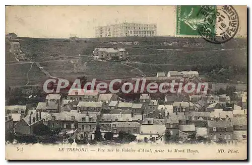 Cartes postales Le Treport Vue Sur La Falaise D'Aval